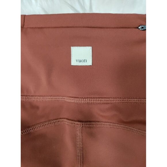 Vuori Pocket Stride Performance Leggings Inner pocket Back Zipper Leggings S - Picture 5 of 16